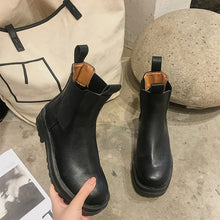 Load image into Gallery viewer, Women Chunky Heel Ankle Boots Woman Shoes Autumn Brand Designer Chelsea Boots Female Platform Boots Lasdies Fashion
