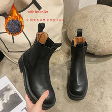 Load image into Gallery viewer, Women Chunky Heel Ankle Boots Woman Shoes Autumn Brand Designer Chelsea Boots Female Platform Boots Lasdies Fashion
