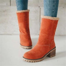 Load image into Gallery viewer, Women Winter Fur Warm Snow Boots Ladies Warm wool booties Ankle Boot Comfortable Shoes plus size 35-43 Casual Women Mid Boots
