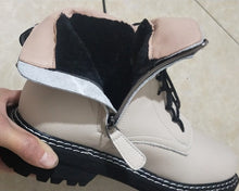 Load image into Gallery viewer, AIYUQI Boots Women Shoes Ankle 2020 Autumn British Wind Genuine Leather Thick With Fur Ladies Short Boots Motorcycle Martin
